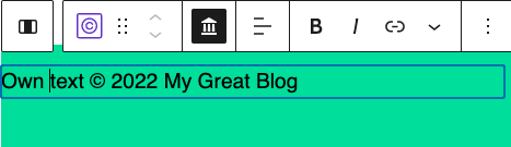 Copy Block Copyrights