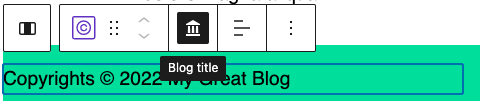 Copy Block Title